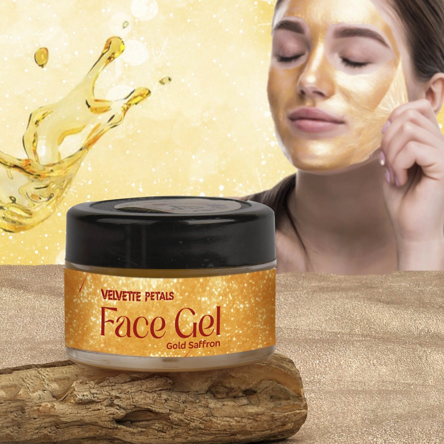 Face Gel- Gold Saffron